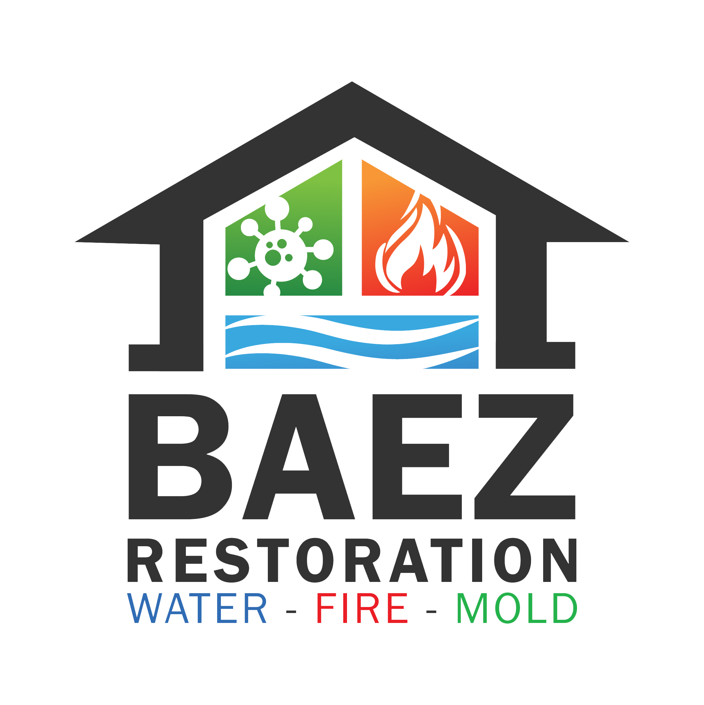 Baez Restoration Logo